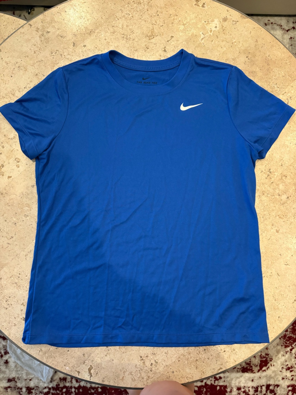 Nike Women’s Blue Short-Sleeve Crew Training Tee